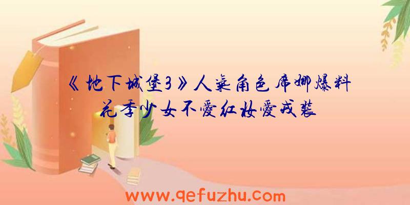 《地下城堡3》人气角色席娜爆料